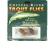 Crystal River C R Flys Joes Hopper Sz 8 CR116 8 Fishing Lures