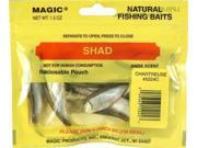 Magic Products Preserved Shad Bag Chartreuse 5224C Fishing Lures