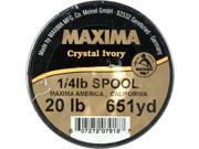 Maxima Crystal Ivory 1 4Lb 20Lb 651Yd MQP20 Fishing Fishing Accessories