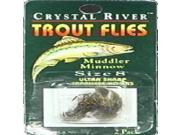 Crystal River C R Flys Muddler Minnow Sz 8 CR105 8 Fishing Lures