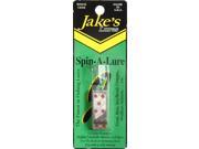 Jake S Lures Spin_1 4Oz_Silver W Red SP_1 4_SILV Fishing Lures