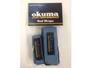 Okuma 2Pk Nylon Velcro Rod Wraps AS RW Fishing Fishing Accessories