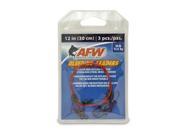 American Fishing Wire 30 Leaders Red 12 3Pk E030REDL12 3 Fishing Terminal