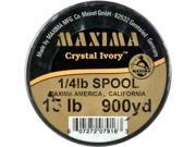 Maxima Crystal Ivory 1 4Lb 15Lb 900Yd MQP15 Fishing Fishing Accessories