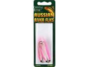 Crystal River Russian River Fly Pink Wht 3Pk CR RRF PW Fishing Lures