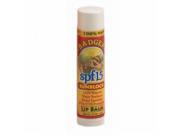 SPF 15 Sunscreen Lip Balm .15 oz Balm Badger
