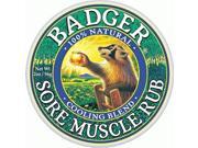 Badger Sore Muscle Rub Cooling Blend 2 oz. Badger