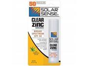 Solar Sense Clear Zinc SPF 50 Carded Stick 0.4 oz 3 pack Solar Sense
