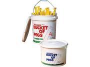 Bucket Of Pegs 9 in. Qty 192 Outdoor