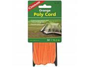 Coghlan s Braided Nylon Cord Orange 50 Foot Coghlans