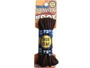 Waxed Boot Laces 72 in. Brown Shoe Gear