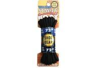 Waxed Boot Laces 54 in. Black Shoe Gear
