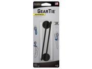 Nite Ize Gear Tie Hang Twist Tie 4 Blk Gear Tie Mountables