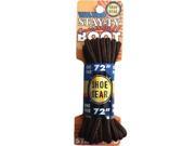 Waxed Boot Laces 54 in. Brown Shoe Gear