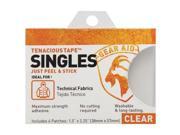 Gearaid Tape Singles Patch Kit Bk Clr Tenacious Tape Singles Patch Kit