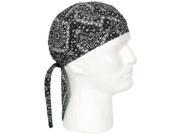 Headwrap Black Paisley Black Paisley