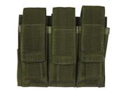 Olive Drab Triple Pistol Mag Pouch OUTDOOR