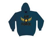 Fox Outdoor 64 8718 L Air Force Wings Pullover Hoodie Sweatshirt Navy Large 64 8718L Outdoor