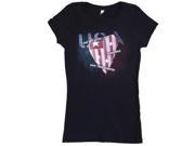 Fox Outdoor 64 0928 XL Womens Heart Flag Imprint Cotton Tee Black Extra Large 64 0928XL Outdoor