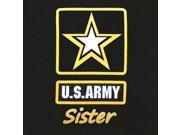 Small Women S Cotton Tee Army Star Sister Black S S Black Army Star Sister