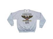 Fox Outdoor 64 6511 S Army Eagle Crewneck Sweatshirt Grey Small 64 6511S Outdoor