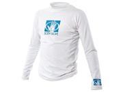 Body Glove Wetsuit Junior Basic Fitted Long Arm Rash Guard White 6 Body Glove