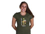 Medium Women S Cotton Tee Infantry Chick Od M M Olive Drab Infantry Chick