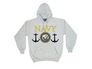3X Large Navy Seal Pullover Hooded Grey Xxxl 3Xl Navy Seal Grey