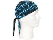 Headwrap Blue Lighting Bolt Blue Lightning Bolt