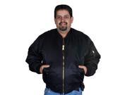 3X Large Mens Ma1 Flight Jacket Black 3Xl 3Xl Black