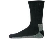 Extra Large Chukka Cotton Coolmax Sock Blk Xl Xl Black