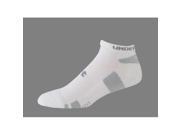 Under Armour Men s HeatGear No Show Socks 3 Pair White Medium U250 WHT MD Under Armour