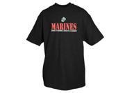 Outdoor Men s Once A Marine One Sided Imprinted T Shirt W Emblem 3X Large Black Outdoor