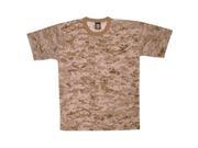 Digital Desert Camouflage Short Sleeve T Shirt Medium Digital Desert Camouflage