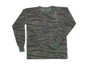 Tiger Strip Long Sleeve T Shirt Large Tiger Stripe