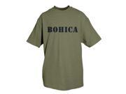 Olive Drab BOHICA With Black Imprint One Sided T Shirt Small Olive Drab Green