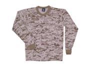 Outdoor Men s Long Sleeve T Shirt Extra Large Digital Desert Camouflage Outdoor