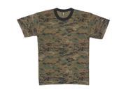 Outdoor Men s Short Sleeve T Shirt Medium Digital Woodland Camouflage Outdoor