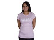 Outdoor Women s Army Cotton Tee T Shirt Small Pink Army Outdoor
