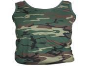 Outdoor Men s Tank Top Extra Large Woodland Camouflage Outdoor