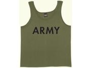 Army Olive Drab Military Branch Imprinted Tank Top Extra Large Army Olive Drab Green