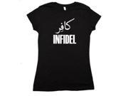 Outdoor Women s Infidel Cotton Tee T Shirt Small Black Infidel Outdoor