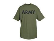 Outdoor Men s Army One Sided Imprinted T Shirt 2X Large Olive Drab Green Outdoor