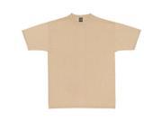 Sand Short Sleeve T Shirt Large Sand Tan