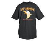 Outdoor Men s 101St Airborneone Sided Imprinted T Shirt 3X Large Black Outdoor