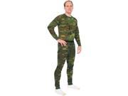 Woodland Camouflage Thermal Underwear BOTTOM Small Woodland Camouflage