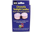 Uco Citronella Tealight Candle 6Pk Tea Light Candles