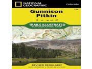 National Geographic Coloradogunnison Pitkin 132 Trails Illustrated Series
