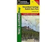 National Geographic Coloradosteamboat Spgs Rabbit Ears Pas Trails Illustrated Series