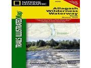 National Geographic Maineallagash Waterwy North 400 Trails Illustrated Series